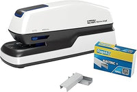Thumbnail for Rexel Rapid Grapadora Eléctrica Contactless Optima GripE, Grapadora Automática con 1000 Grapas Incluidas, Grapadora Color Blanco, Hasta 20 Hojas, 2102349