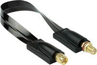 Kabelmeister SMA - Cable plano coaxial para antena 5G, LTE / 4G (cable), color negro, aprox. 20 cm