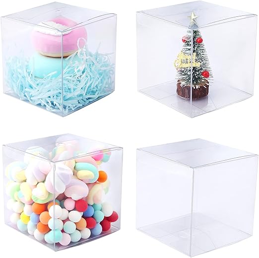 LEMESO 10 cajas plegables transparentes