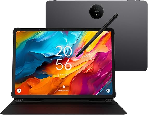 TCL NXTPAPER 14 WiFi + Funda + Pen - Tablet de 14.25" 2.4K, Octa-Core, 8GB de RAM (+8GB Extensión RAM), Memoria de 256GB, 10000 mAh de Batería, Carga rápida 33W, Android 14, Gris.