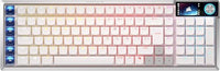 Corsair Vanguard Air 99 Wireless – Teclado Gamer Óptico-Mecánico Low-Profile RGB 99%, QWERTY Español, Switches OPX, 8000Hz Hyper-Polling, Integración Stream Deck, FlashTap SOCD – Blanco