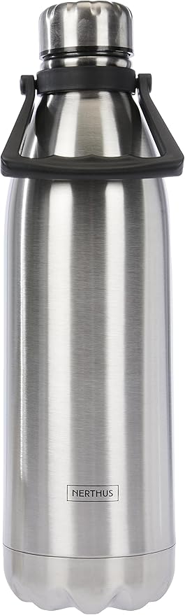 Nerthus FIH 593 Termo Doble Pared para Fríos y Calientes Diseño INOX de Acero Inoxidable 1500 ml Libre de BPA, Tapón Hermético, 18/8
