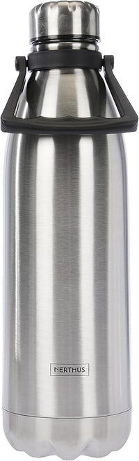 Nerthus FIH 593 Termo Doble Pared para Fríos y Calientes Diseño INOX de Acero Inoxidable 1500 ml Libre de BPA, Tapón Hermético, 18/8