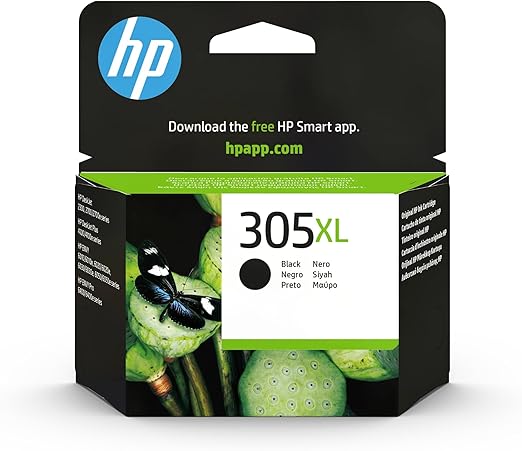 HP 305XL 3YM62AE, Negro, Cartucho de Tinta de Alta Capacidad Original, compatible con impresoras de inyección de Tinta HP DeskJet Series 2700, 4100, Envy Series 6020, 6030, 6400 y 6430