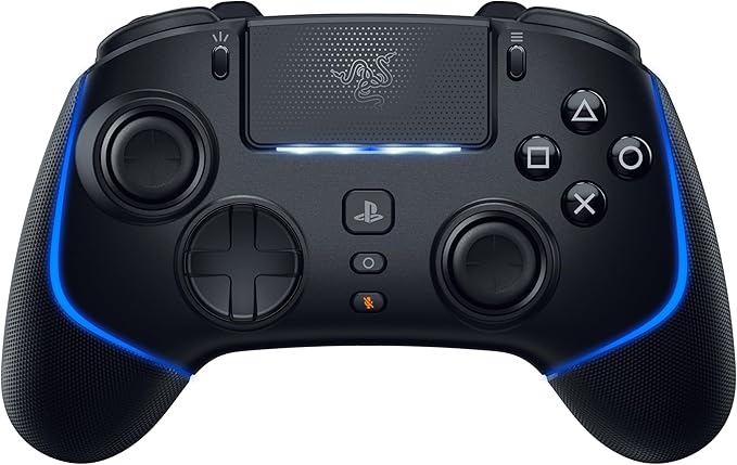 Razer Wolverine V2 Pro - Mando inalámbrico para PS5 y PC (HyperSpeed Wireless, botones de acción mecatáctiles, D-Pad de microinterruptor de 8 direcciones, HyperTrigger) Negro