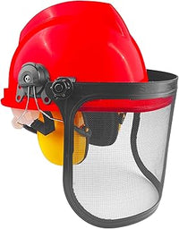 Thumbnail for Zeripikfoasp Casco de Seguridad para Motosierra, Casco Desbrozadora con Visera y Protección Auditiva, Casco Forestal, Casco de Trabajo, para la Industria y Diversas Actividades al Aire Libre.