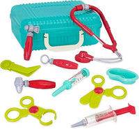 Battat – Kit médico de Lujo – Set de Doctor de Juguete – Juguete Infantil de Enfermera – 10 Piezas y Bolsa de Transporte – Juego de Juego para niños – 3 años +