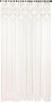 Thumbnail for Bmocoen 90 x 180 cm, 1840 g, Muy densa, macramé, Cortina para Puerta, Tapiz Hecho a Mano, Tapiz Tejido para Bodas, Ventanas y separadores de Habitaciones, decoración de Pared para el hogar y