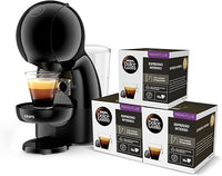 Krups Nescafé Dolce Gusto Piccolo XS, Cafetera de cápsulas de 15 bares, 0.8L capacidad, caliente en 40 s, modo eco, color negro, KP1A3BCAS