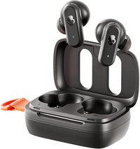 Skullcandy Dime 3 Wireless Earbuds, Bluetooth Headphones, Noise Isolating Fit, Up to 20 Hours Battery, Microphone for iPhone Android, Easy Carry with Integrated Lanyard - True Black