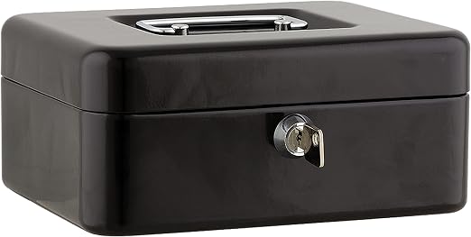 Sax - Caisse à monnaie B 20 x H 9 x T 16 cm Noir
