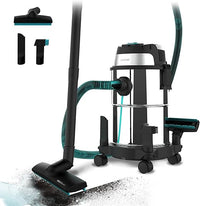 Cecotec Aspirador de Sólidos y Líquidos de 16 L Conga Rockstar Wet & Dry Steel. 1200 W, 20 kPa, Doble función: Aspirador y Soplador, Estructura Metálica, Ruedas, Radio de Acción 5m