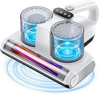 Thumbnail for Aspiradora Antiacaros Aspirador Colchones con Luz UV y Ultrasónica 16KPa de Succión Calentamiento Cepillo Giratorio Filtro HEPA Aspirador de Ácaros Elimina Alérgenos para Alergias 500W