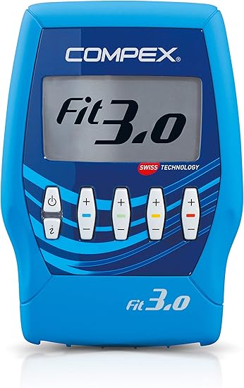 Compex Fit 3.0 Electroestimulador, Unisex, Azul