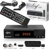 hd-line LEYF2111C - Receptor de Cable para televisión Digital por Cable (HDTV, DVB-C / C2, DVB-T/T2, HDMI, SCART, USB 2.0) y Cable HDMI (Receptor), LEYF2111C