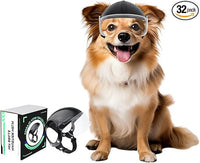 NAMSAN Casco de moto para perros con gafas de protección UV para perros pequeños con visera (sin remaches)