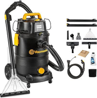 Vacmaster VK1330PWR 1300W 30L 3-in-1 Aspiradoras en seco y húmedo, aspiradora con Limpiador de tapiceria para Coche, alfombras, colchones