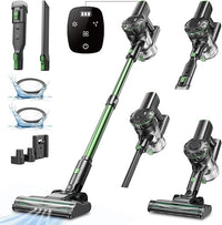 Vexilar V9PRO Aspiradora sin Cable 50KPa Potente Succión, Escoba Aspirador sin Cable 6-en-1, Aspiradora Autonomía 60 Mins,Aspirador Vertical para Pelo de Mascotas,Alfombra,Coche y Suelo