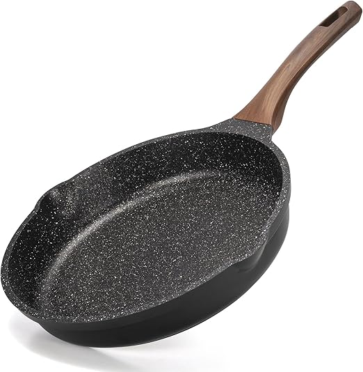 Sartenes Induccion Antiadherentes, Sartén Antiadherente de 20 CM, Sarten Piedra Aluminio Fundido, Libre de PFOA, Apta para Todo Tipo de Cocina.