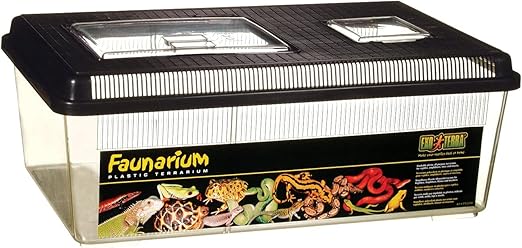 Exo Terra - Faunarium, Terrario multiusos para reptiles / anfibios, multicolor, 45,7 cm x 30,5 cm x 16,5 cm