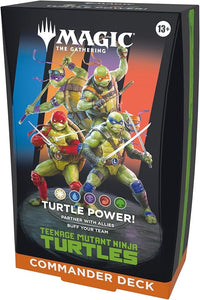 Mazo de Commander Turtle Power! de Magic: The Gathering | Teenage Mutant Ninja Turtles (Versión en Inglés)