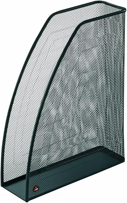 Alba - Porte Revues - Documents - Magazines - Bureau - Métal Mesh - Noir