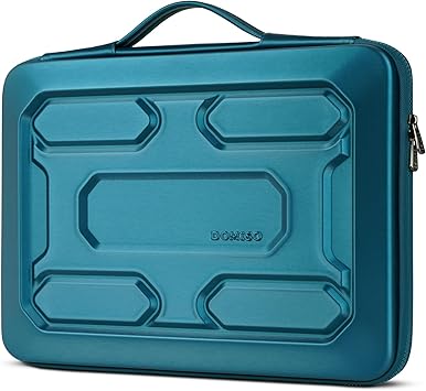 DOMISO Funda para Ordenador portátil Resistente a los Golpes de 13,3 Pulgadas con Funda Protectora con manija Compatible con Apple MacBook Air de 13" 13,3" Yoga ThinkPad X380, Turquesa