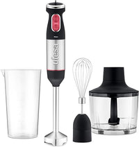 Ufesa Moon Max Batidora de Mano, 1000W, Función Turbo, 4 Cuchillas, Diseño Ergonómico y Anti Salpicaduras, Accesorios Incl., Sin BPA