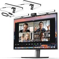 HumanCentric Videokonferenzbeleuchtung – Webcam-Licht für Streaming, LED-Monitor- und Laptop-Licht für Videokonferenzen, Zoom-Beleuchtung für Computer, ersetzt Ringlicht für Zoom-Meetings, Doppel-Kit
