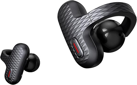 Amazfit Up OWS - Auriculares Bluetooth 5.3, Auriculares inalámbricos de oído Abierto con Control táctil fácil, IPX 4, Resistente al Agua, reducción de Ruido de Fondo AI, Auriculares compatibles con
