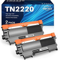 TN2220 Compatible para Brother HL 2130 MFC 7360N DCP 7055W HL2135W DCP-7065DN MFC-7360N FAX-2840 FAX-2940 - Tóner Negro (2 Unidades)