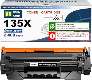 135X W1350X Tóner Cartucho Compatible para HP LaserJet M207 M209