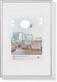 walther design KV030S New Lifestyle marco de fotos de plástico, 20x30 cm, plata
