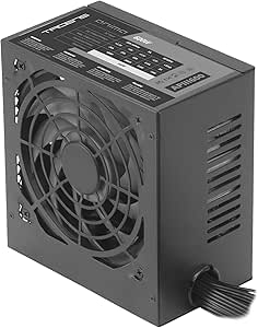 Tacens Anima APIII600, Fuente de Alimentación PC ATX 600W, Tecnología SMD 85% Bronze 12V, Ventilador Ultrasilencioso 120mm, Cables Premium Texturizado, Negro