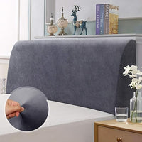 Thumbnail for TAOCOCO Funda de Cabecera de Cama, Funda de protección de cabecera elástica, protección elástica de Color sólido de diseño Todo Incluido, Gris 180-200 cm