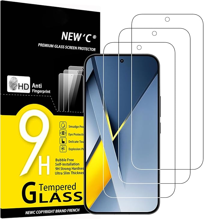 NEW'C Protector Pantalla para Xiaomi POCO F8 Ultra/Redmi K90 Pro Max