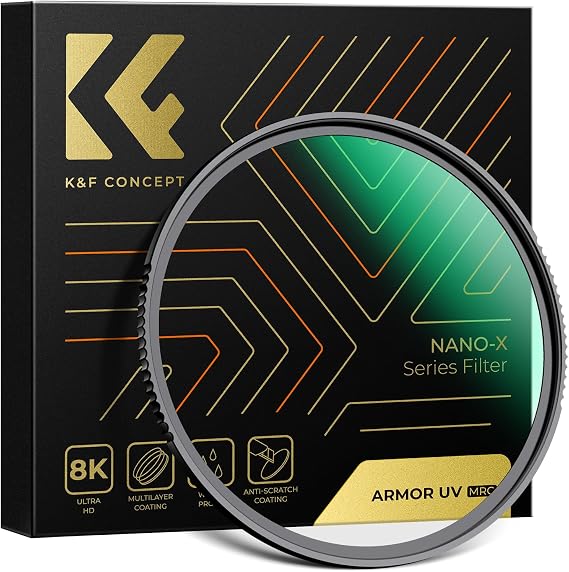 K&F CONCEPT Nano-Xcel Filtro UV Armor 67MM Protección Antideflagrante