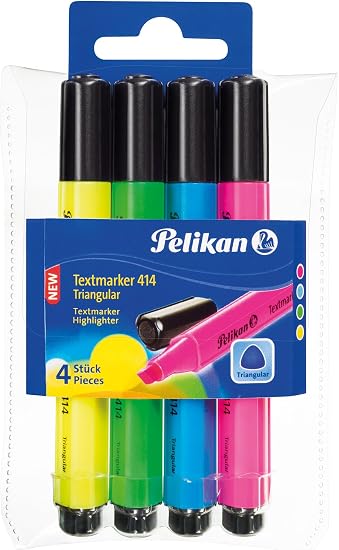 Pelikan 414/4 surligneurs couleurs assorties-lot de 4