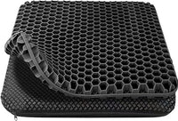 HSSGGV Cojín de Gel,Cojín Antiescaras para Silla Oficina,Funda Extraíble