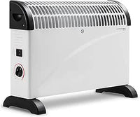 TROTEC Convector TCH 20 E, 2000 W, 3 Niveles de Calefacción, Termostato Regulable, Anti Sobrecalentamiento, Control Antihielo, Portátil, para Habitaciones de hasta 24 m²/60 m³