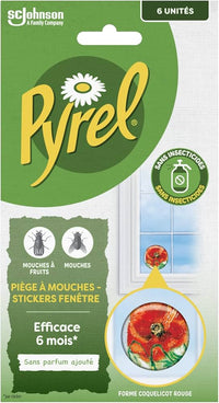 Thumbnail for Pyrel Piega per mosche e mosche per frutta – Adesivo Finestre Iris Viola X4