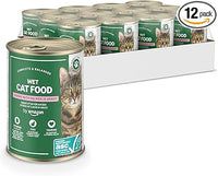 by Amazon - Comida húmeda para Gatos, trozos de salmón ASC en Salsa, 12 x 415 g