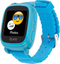 Elari 2G Reloj Inteligente Niño y Niña GPS Localizador y Llamadas Bidireccionales Audio, Chat de Voz, Botón SOS, Pantalla Táctil Grande y Brillante, Juegos KidPhone 2 (Azul)
