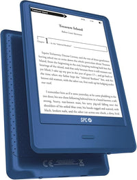 SPC Dickens Light 2 Pro – Libro electrónico Pantalla 6 Pulgadas táctil E-Ink | Brillo Ajustable y Temperatura de Color | 8GB más de 8000 Libros | 1 Mes autonomía | Ligero y Fino | USB-C | Azul