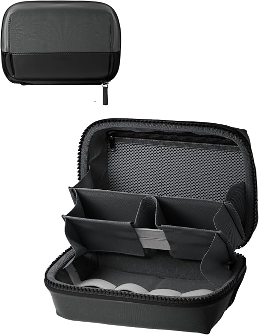 Belkin Estuche Organizador de Accesorios de Tecnología para Viajar, Bolsa de Transporte para batería Externa, Cargador, y Apple Pencil, Correa para AirTag, Tela Suave y Duradera