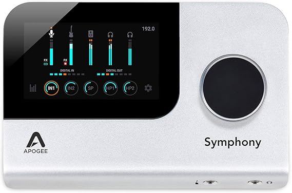 Interfaz de audio Apogee Symphony 10 entradas 14 salidas