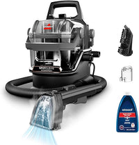BISSELL SpotClean HydroSteam, Aspiradora de Agua Tapicería, Lava Aspiradora con Tecnología HydroSteam, Modo de Vaporeta, Limpiador para Alfombras, Tapicería, Sofá & Auto, Motor Potente de 1000W, 3689N