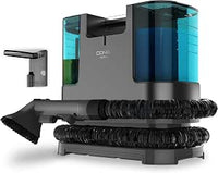 Cecotec Aspirador de Tapicerías Conga Popstar 3000 CarpetClean. 400 W, 2 Depósitos -1 de Agua Limpia y 1 de Sucia-, Pulverizador de Agua, Radio de acción 6 m, Longitud de la Manguera 1,2 m
