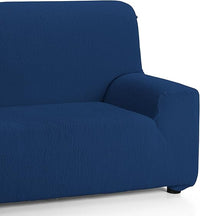 Martina Home Emilia Elastischer Sofabezug für 3-Sitzer, Marineblau, von 170 bis 220 cm Breite