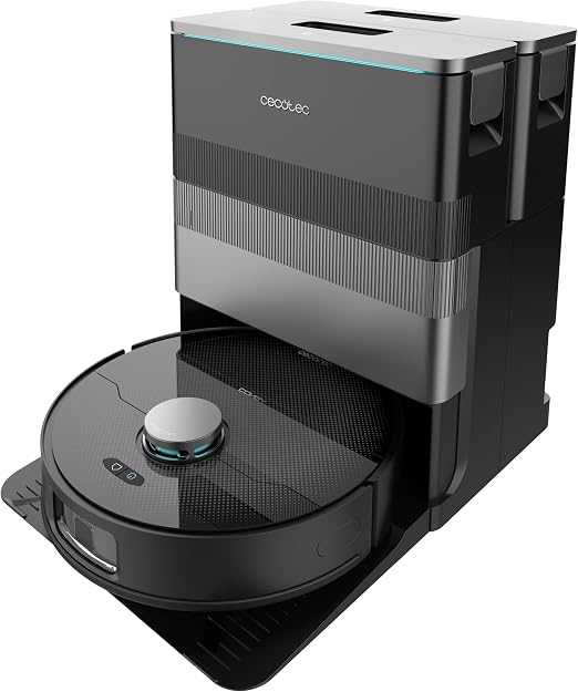 Cecotec Robot Aspirador y Friegasuelos con IA y Base Autovaciado Conga X70